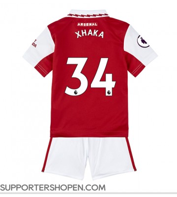 Arsenal Granit Xhaka #34 Hemmatröja Barn 2022-23 Kortärmad (+ korta byxor)